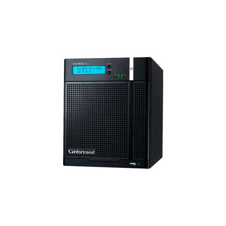 EonNAS Pro 500 Infortrend - Servidor NAS 5 Baias p/ HDD SATA