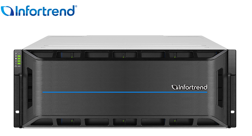 EonStor GS 3024R3 Gen3 Infortrend - 4U Enterprise - controladora redundante - Storage NAS / SAN com 24 Baias SAS e SATA