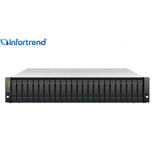 Gabinete de expansão Rackmount Infortrend modelo JB 3024SBA com 24 baias de 2.5