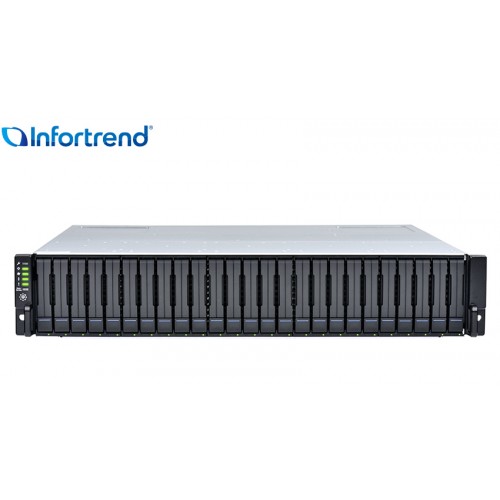 Gabinete de expansão Rackmount Infortrend modelo JB 3025RBA com 25 baias de 2.5