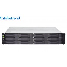 Gabinete de expansão Rackmount Infortrend modelo JB 312S com 12 baias para discos SAS e SATA