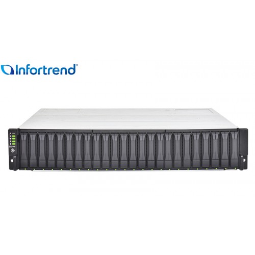 Gabinete de expansão Rackmount Infortrend modelo JB 324RB com 24 baias de 2.5